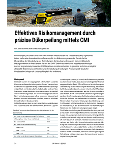 Effektives Risikomanagement durch präzise Dükerpeilung mittels CMI