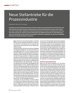 Neue Stellantriebe für die Prozessindustrie