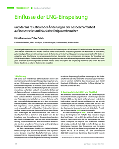 Einflüsse der LNG-Einspeisung
