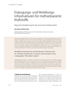 Erzeugungs- und Verteilungsinfrastrukturen für methanbasierte Kraftstoffe