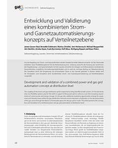 Entwicklung und Validierung eines kombinierten Strom- und Gasnetzautomatisierungskonzepts auf Verteilnetzebene