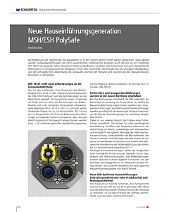 Neue Hauseinführungsgeneration MSH/ESH PolySafe