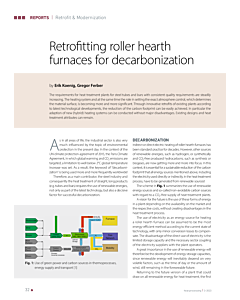 Reducing the carbon footprint by the use of fiber ceramic composite coatings