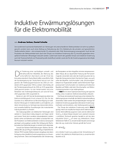 Induktive Erwärmungslösungen für die Elektromobilität