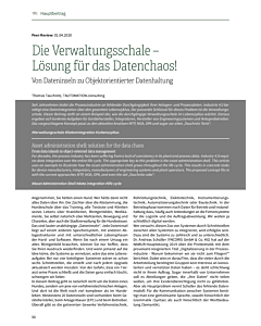 Die Verwaltungsschale – Lösung für das Datenchaos!