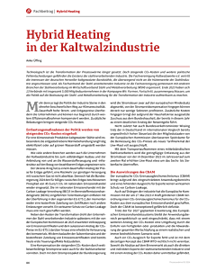 Hybrid Heating in der Kaltwalzindustrie