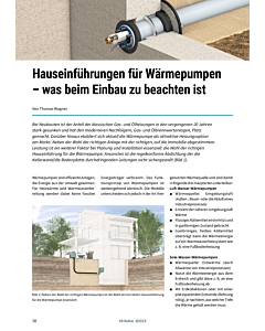 Hauseinführungen für Wärmepumpen – was beim Einbau zu beachten ist