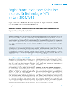 Engler-Bunte-Institut des Karlsruher Instituts für Technologie (KIT) im Jahr 2024, Teil 3