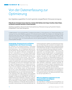 Von der Datenerfassung zur Optimierung