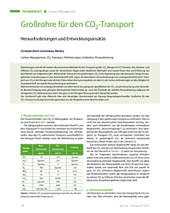 Großrohre für den CO2-Transport