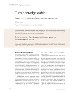 Turbinenradgaszähler
