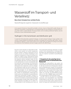 Wasserstoff im Transport- und Verteilnetz