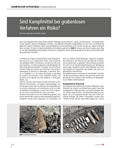 Sind Kampfmittel bei grabenlosen Verfahren ein Risiko?