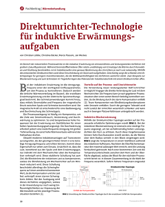 Direktumrichter-Technologie für induktive Erwärmungsaufgaben