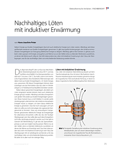 Nachhaltiges Löten mit induktiver Erwärmung