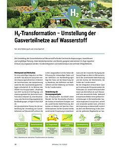 H2-Transformation − Umstellung der Gasverteilnetze auf Wasserstoff