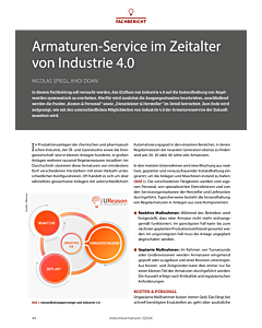 Armaturen-Service im Zeitalter von Industrie 4.0
