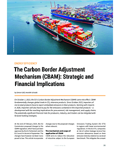 The Carbon Border Adjustment Mechanism (CBAM): Strategic and Financial Implications