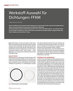 Werkstoff-Auswahl für Dichtungen: FFKM