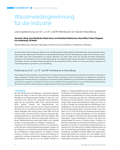 Wasserwiedergewinnung für die Industrie