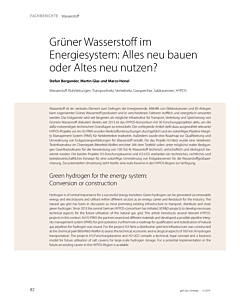 Grüner Wasserstoff im Energiesystem: Alles neu bauen oder Altes neu nutzen?