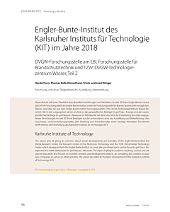 Engler-Bunte-Institut des Karlsruher Instituts für Technologie (KIT) im Jahre 2018