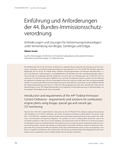Einführung und Anforderungen der 44. Bundes-Immissionsschutzverordnung