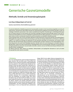 Generische Gasnetzmodelle