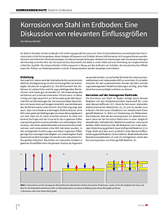 Korrosion von Stahl im Erdboden: Eine Diskussion von relevanten Einflussgrößen