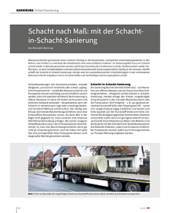 Schacht nach Maß: mit der Schachtin-Schacht-Sanierung