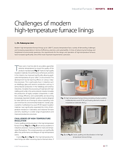 Challenges of modern high-temperature furnace linings