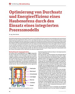 Optimierung von Durchsatz und Energieeffizienz eines Haubenofens durch den Einsatz eines integrierten Prozessmodells