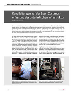 Kanalleitungen auf der Spur: Zustandserfassung der unterirdischen Infrastruktur