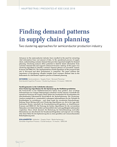 Finding demand patterns in supply chain planning