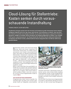 Cloud-Lösung für Stellantriebe: Kosten senken durch vorausschauende Instandhaltung