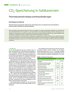 CO2-Speicherung in Salzkavernen