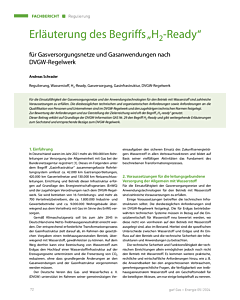 Erläuterung des Begriffs „H2-Ready“