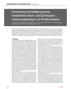 Entwicklung und Validierung eines kombinierten Strom- und Gasnetzautomatisierungskonzepts auf Verteilnetzebene