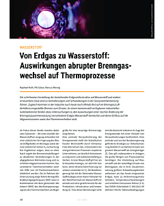 Von Erdgas zu Wasserstoff: Auswirkungen abrupter Brenngaswechsel auf Thermoprozesse