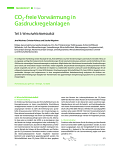 CO2-freie Vorwärmung in Gasdruckregelanlagen