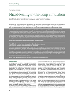 Mixed-Reality-in-the-Loop Simulation