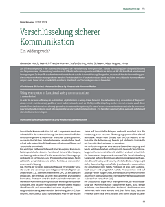 Verschlüsselung sicherer Kommunikation