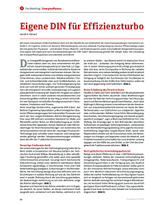 Eigene DIN für Effizienzturbo
