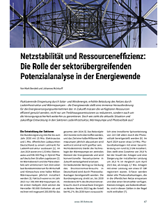 Netzstabilität und Ressourceneffizienz: Die Rolle der sektorübergreifenden Potenzialanalyse in der Energiewende