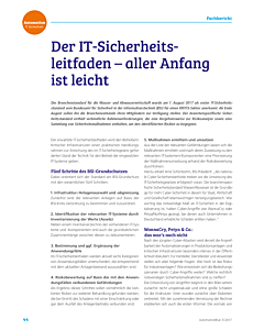 Der IT-Sicherheitsleitfaden – aller Anfang ist leicht