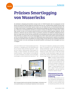Präzises Smartlogging von Wasserlecks