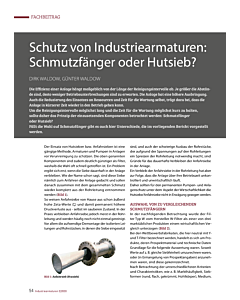 Schutz von Industriearmaturen: Schmutzfänger oder Hutsieb?