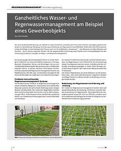 Ganzheitliches Wasser- und Regenwassermanagement am Beispiel eines Gewerbeobjekts
