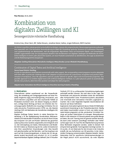 Kombination von Digitalen Zwillingen und KI