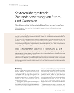 Sektorenübergreifende Zustandsbewertung von Strom- und Gasnetzen